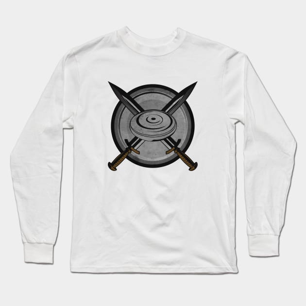 Swords Ultimate Frisbee Long Sleeve T-Shirt by CTShirts